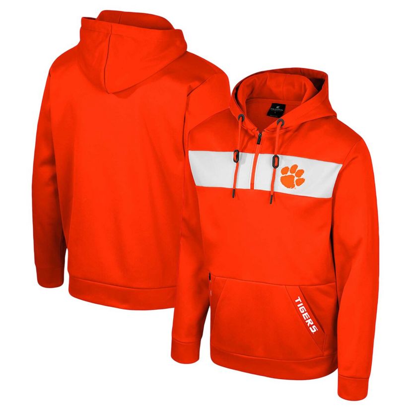 NCAA Clemson Tigers Quarter-Zip Hoodie