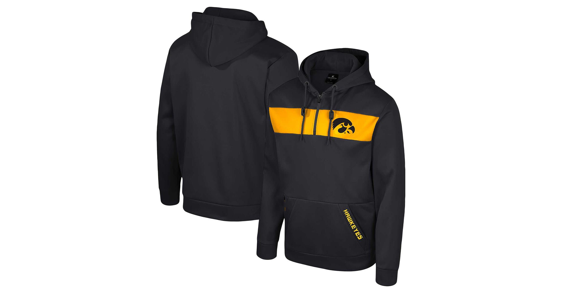 NCAA Iowa Hawkeyes Quarter-Zip Hoodie