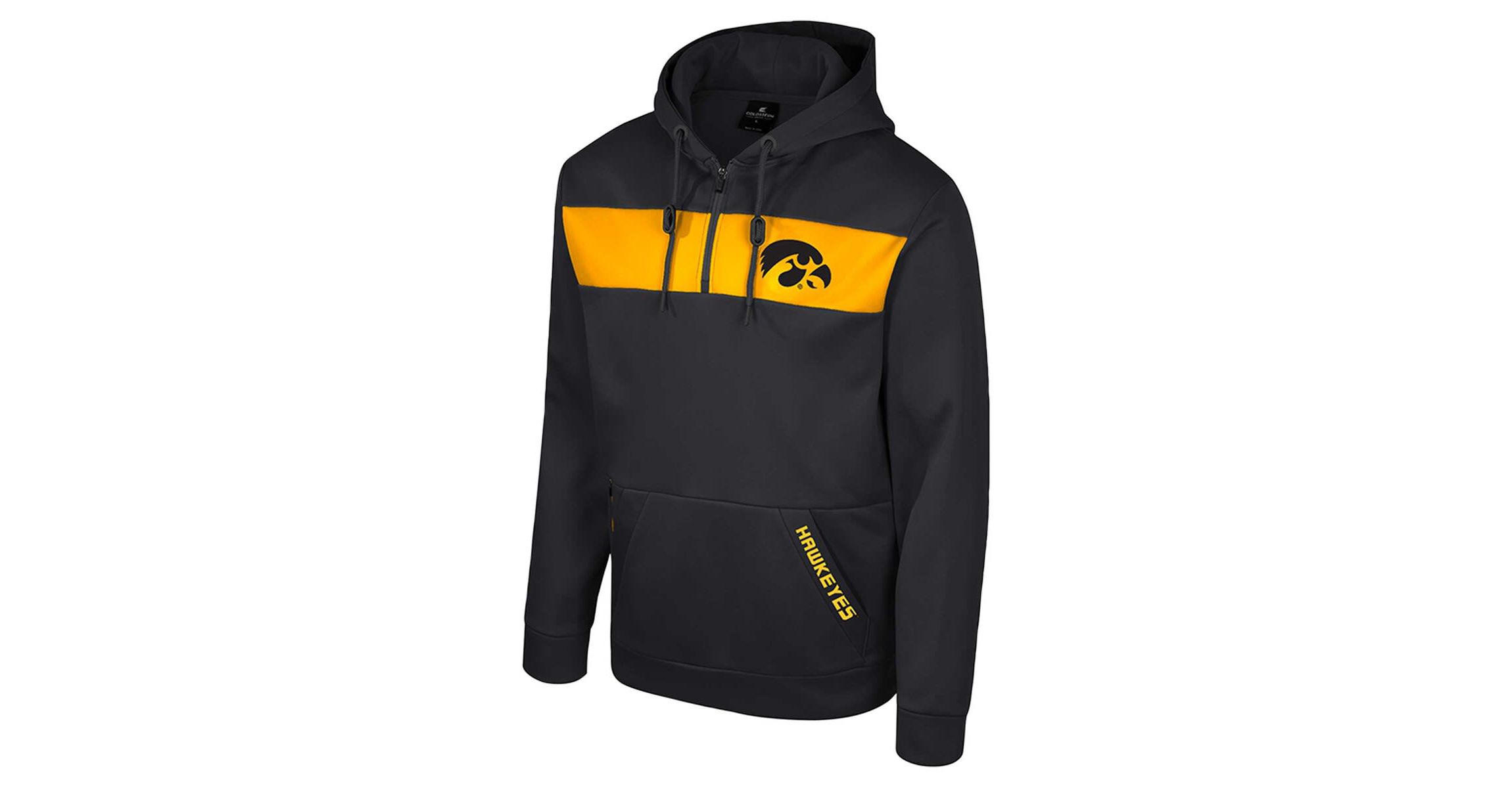 NCAA Iowa Hawkeyes Quarter-Zip Hoodie
