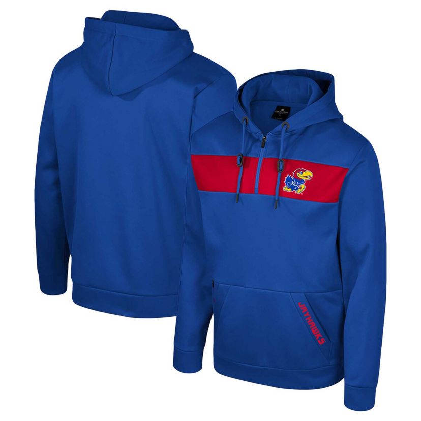 NCAA Kansas Jayhawks Quarter-Zip Hoodie