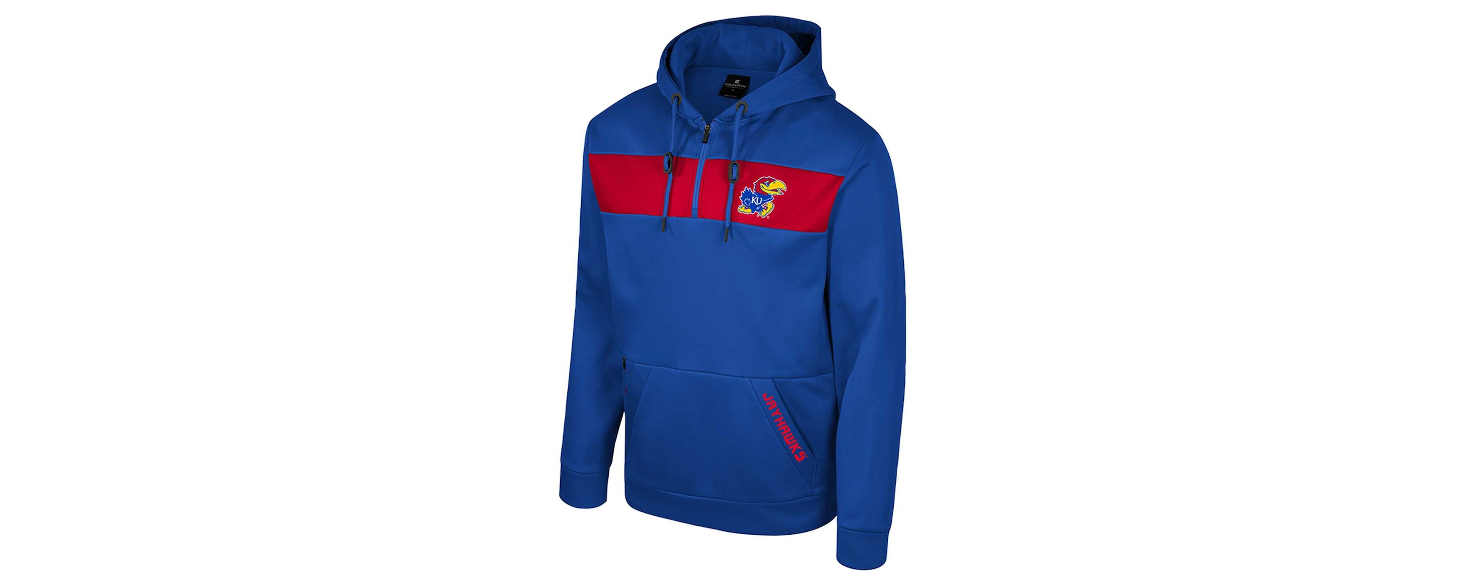 NCAA Kansas Jayhawks Quarter-Zip Hoodie