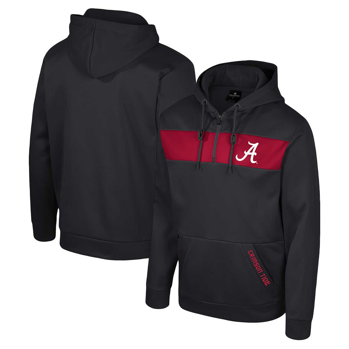 Alabama Crimson Tide NCAA Alabama Tide Quarter-Zip Hoodie