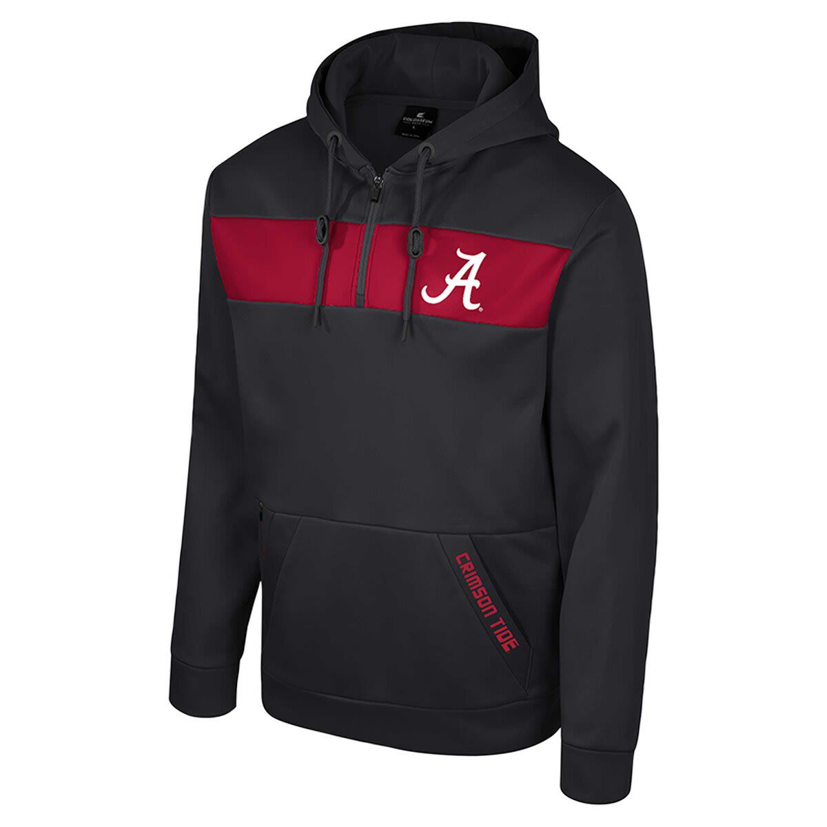 Alabama Crimson Tide NCAA Alabama Tide Quarter-Zip Hoodie