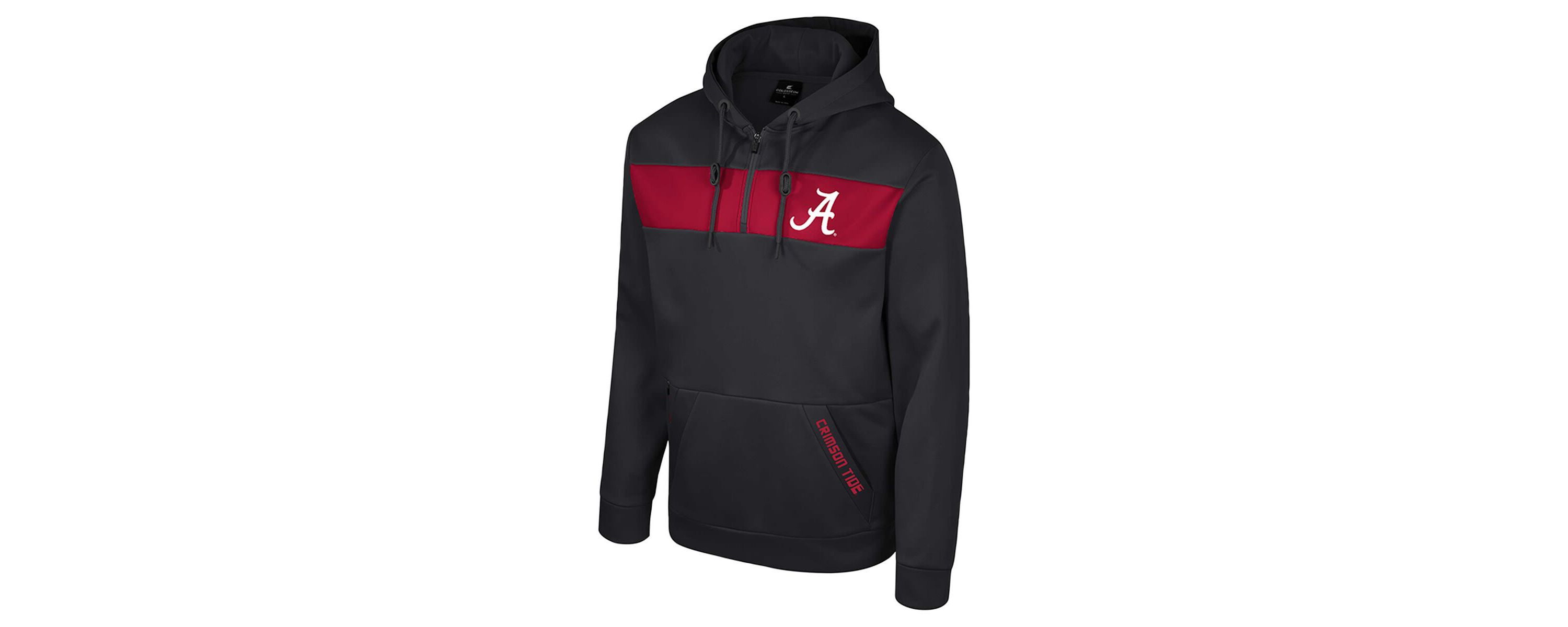 Alabama Crimson Tide NCAA Alabama Tide Quarter-Zip Hoodie