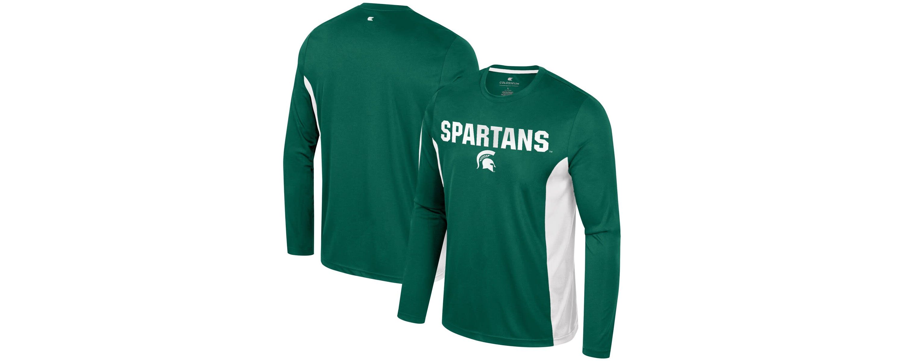 NCAA Michigan State Spartans Warm Up Long Sleeve T-Shirt