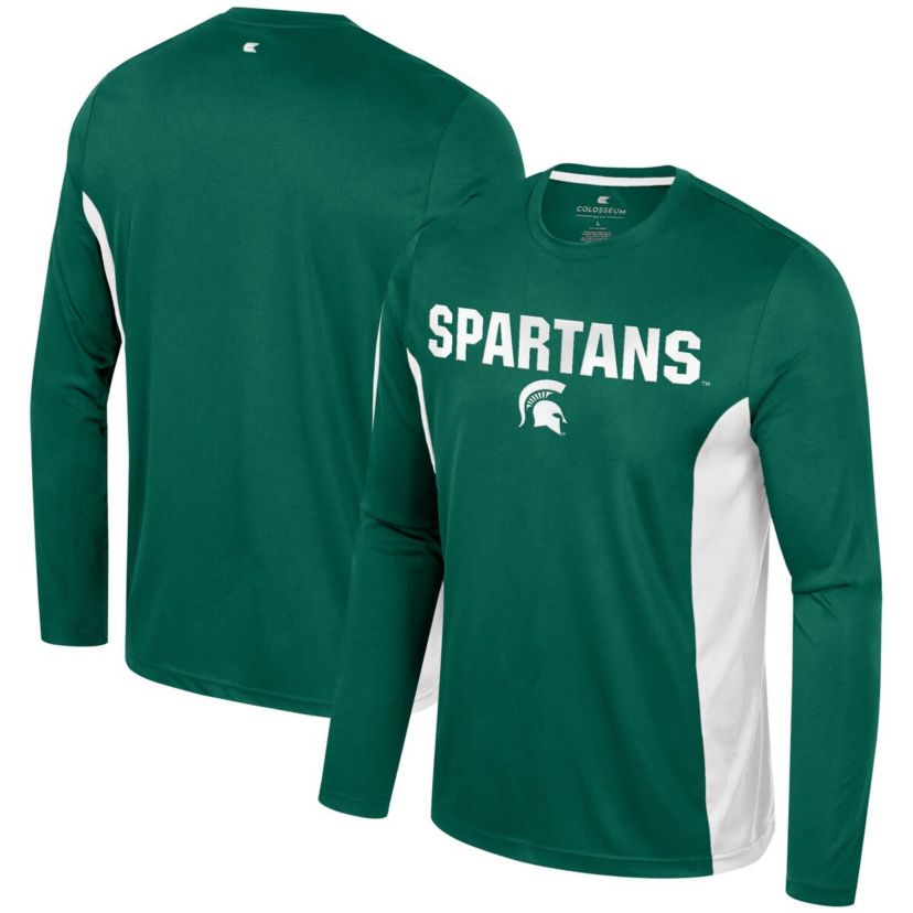 NCAA Michigan State Spartans Warm Up Long Sleeve T-Shirt