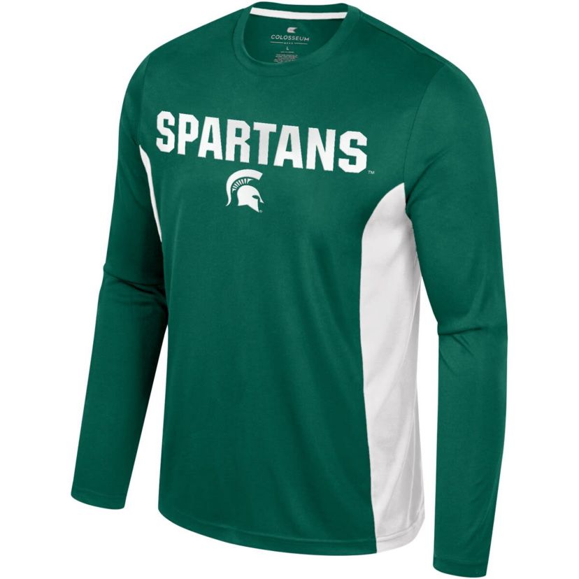 NCAA Michigan State Spartans Warm Up Long Sleeve T-Shirt