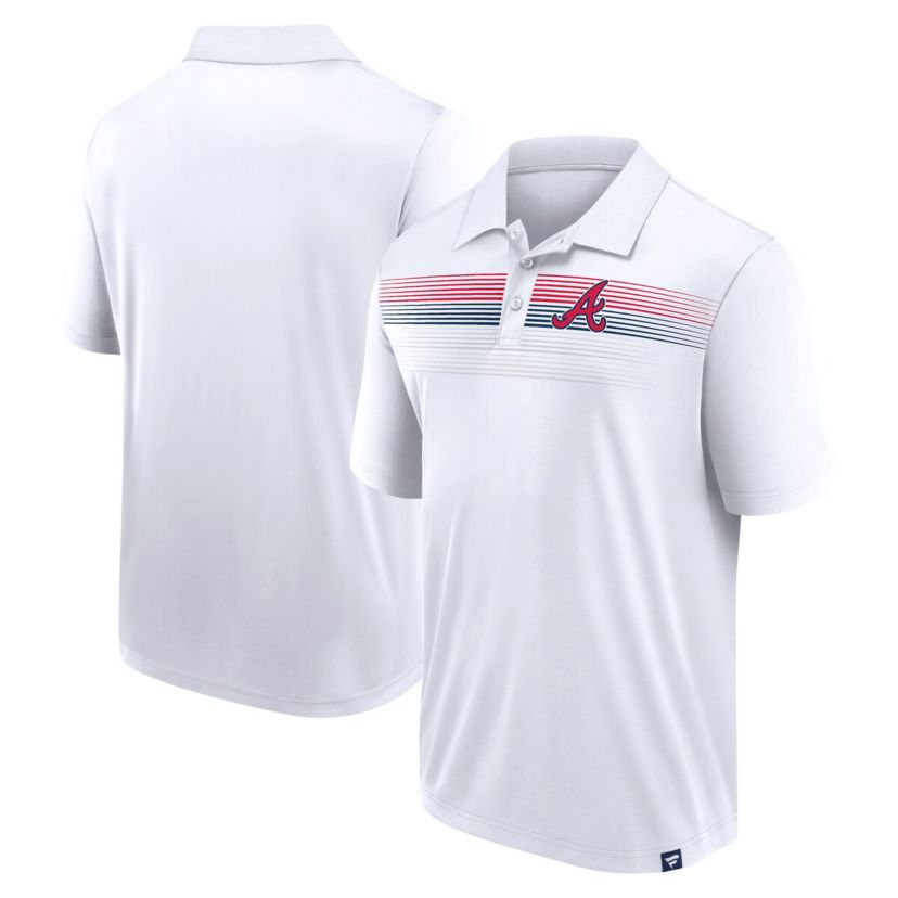 MLB Fanatics Atlanta Braves Big & Tall Victory For Us Interlock Polo
