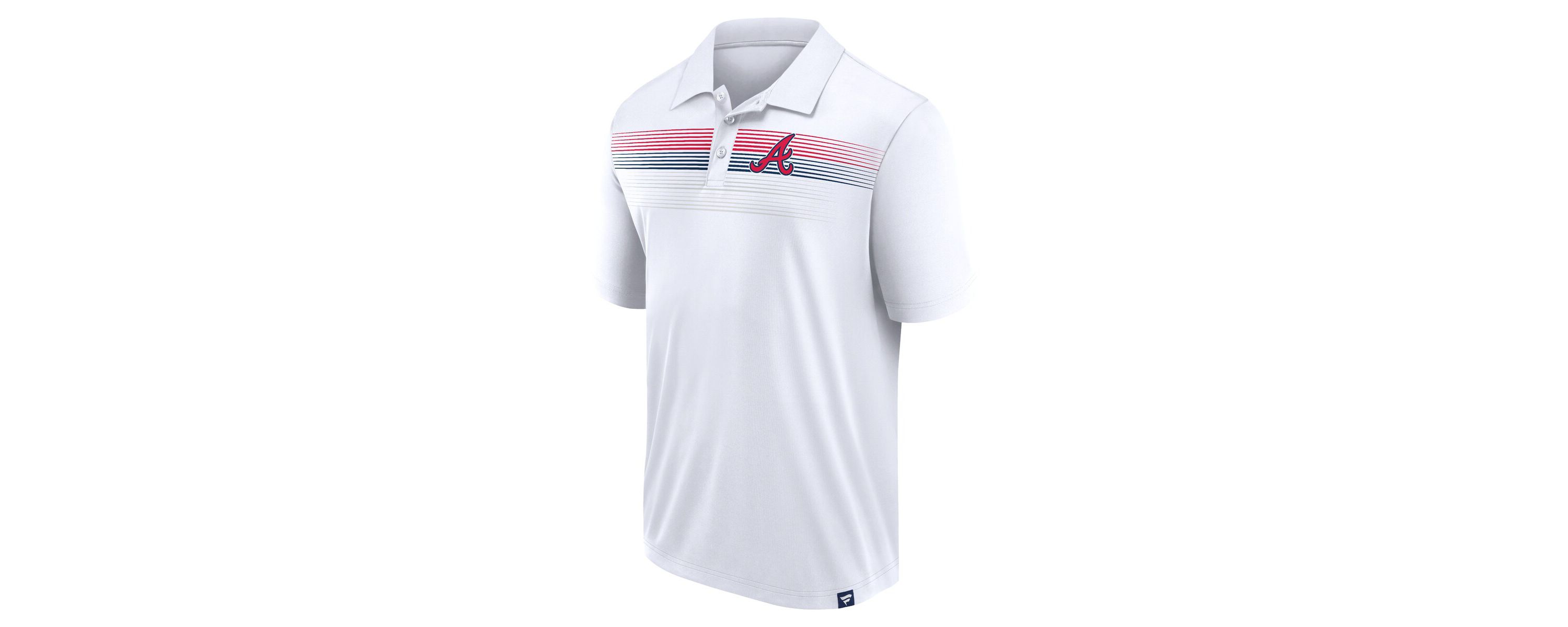 MLB Fanatics Atlanta Braves Big & Tall Victory For Us Interlock Polo