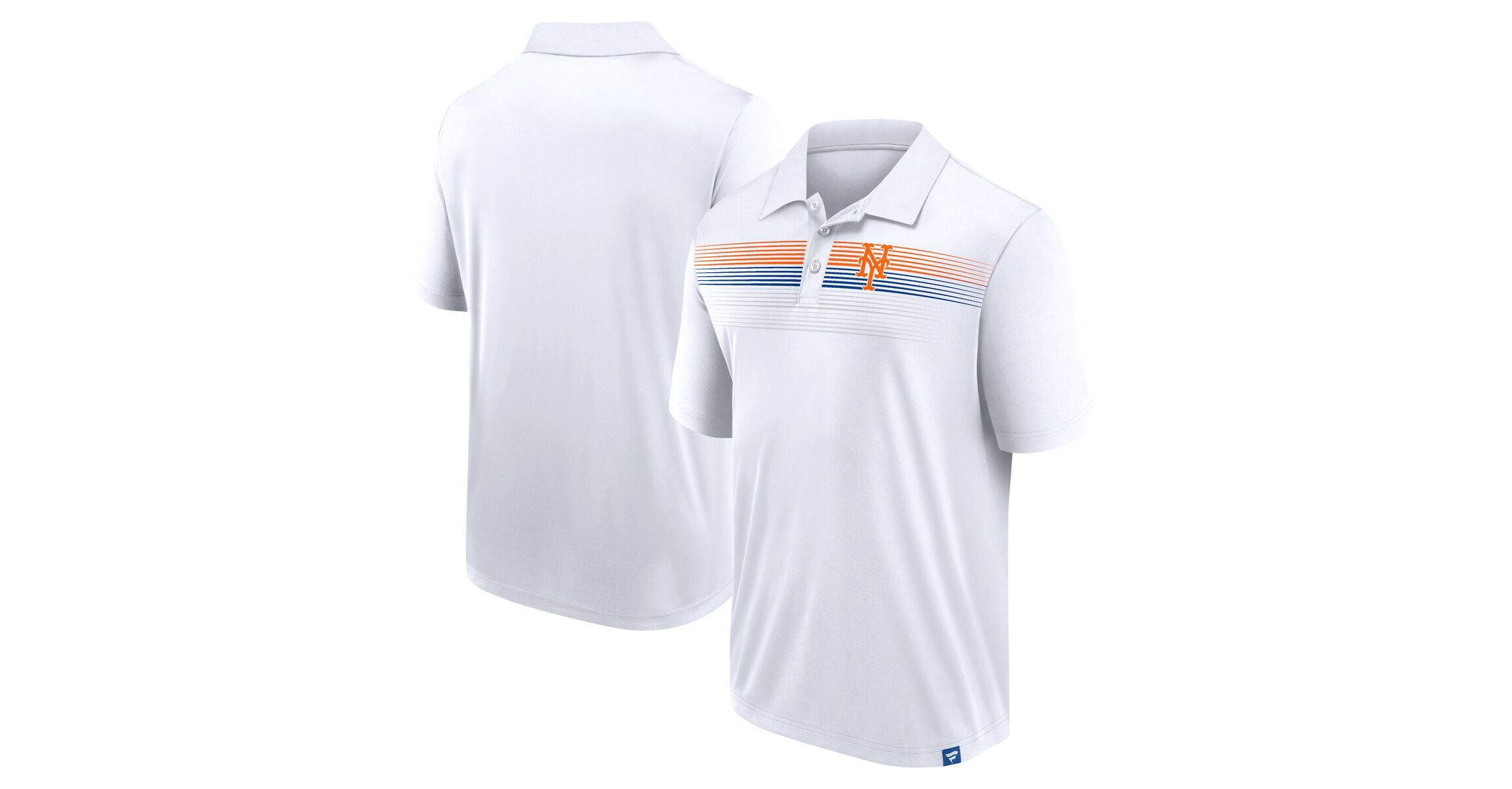 MLB Fanatics New York Mets Big & Tall Victory For Us Interlock Polo