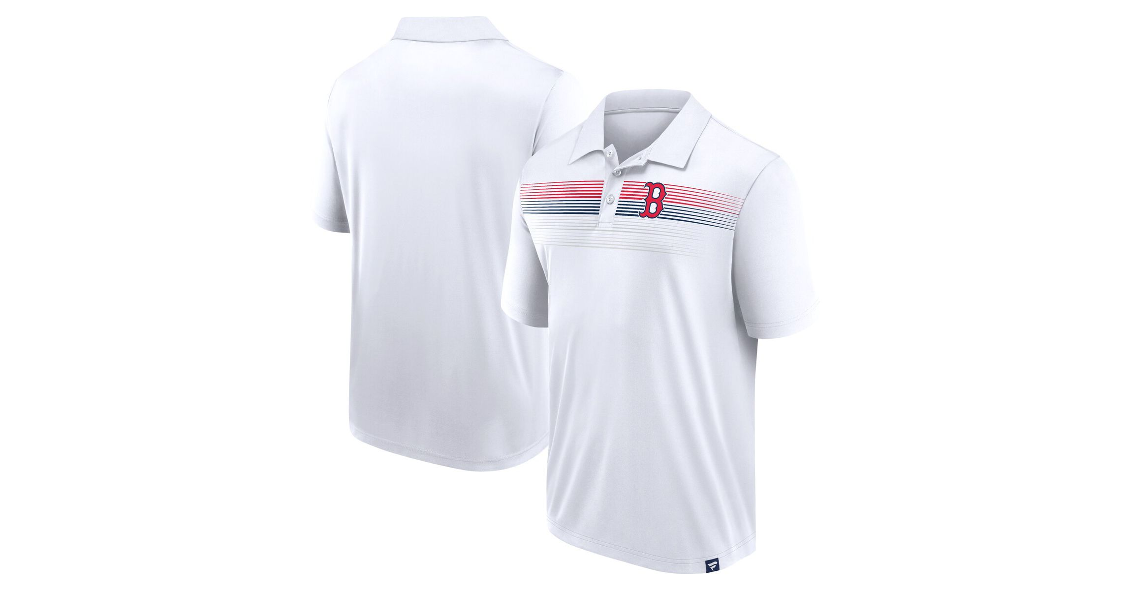 Boston Red Sox MLB Fanatics Boston Sox Big & Tall Victory For Us Interlock Polo