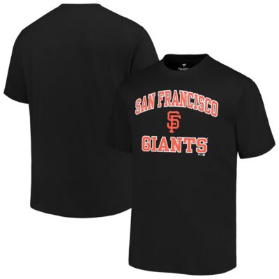 Profile Men's MLB San Francisco Giants Big & Tall Heart & Soul T-Shirt, Black, 5XLT