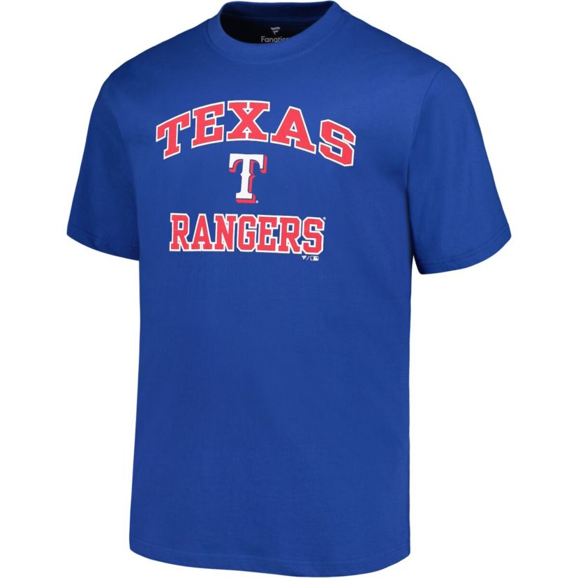MLB Texas Rangers Big & Tall Heart & Soul T-Shirt