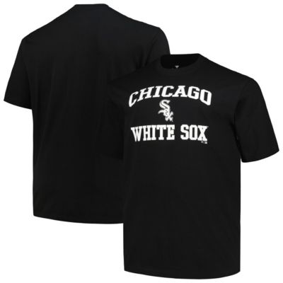 Profile Men's Chicago White Sox MLB Chicago Sox Big & Tall Heart & Soul T-Shirt, Black, 4XL Tall