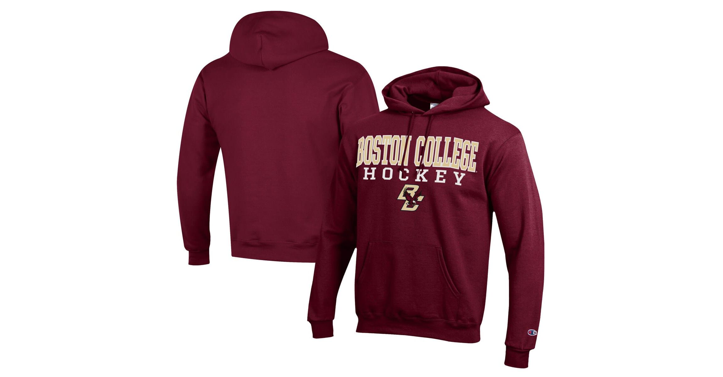 Boston College Eagles NCAA Boston NCAA Eagles Hockey Eco Powerblend Pullover Hoodie