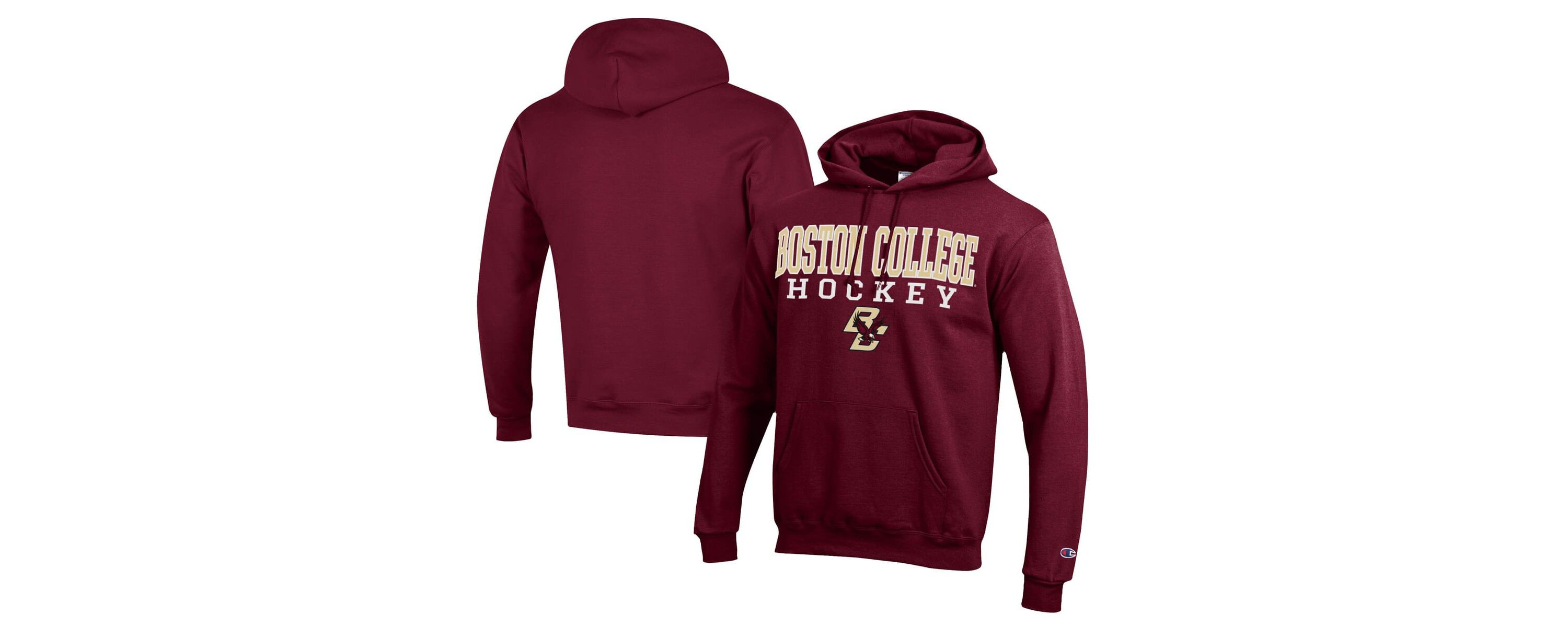 Boston College Eagles NCAA Boston NCAA Eagles Hockey Eco Powerblend Pullover Hoodie