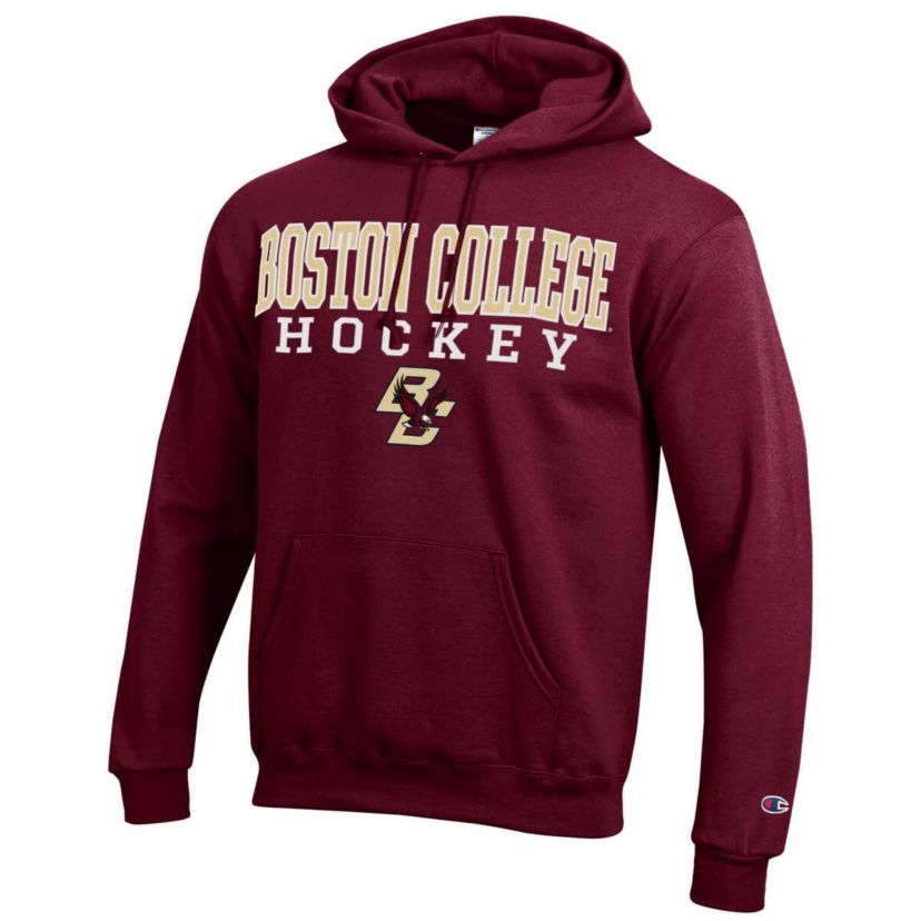 Boston College Eagles NCAA Boston NCAA Eagles Hockey Eco Powerblend Pullover Hoodie