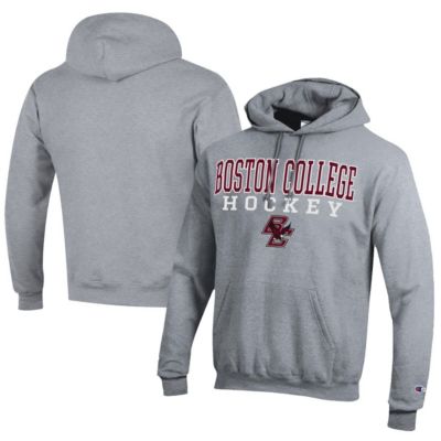 Champion Mens Boston College Eagles NCAA Boston NCAA Eagles Hockey Eco Powerblend Pullover Hoodie