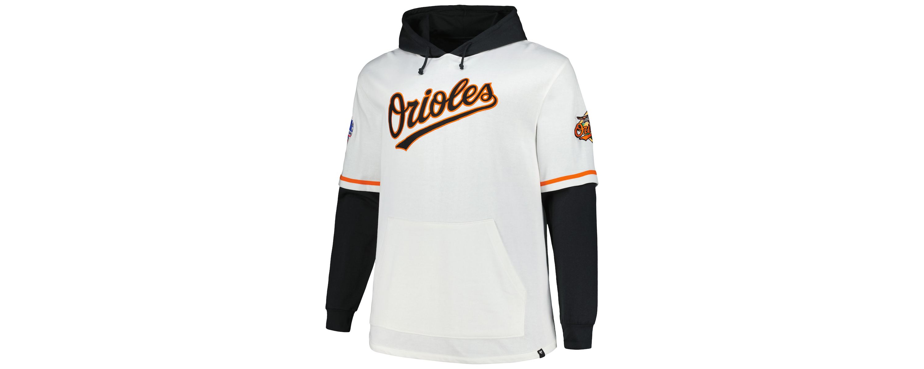 MLB Baltimore Orioles Big & Tall Trifecta Shortstop Pullover Hoodie