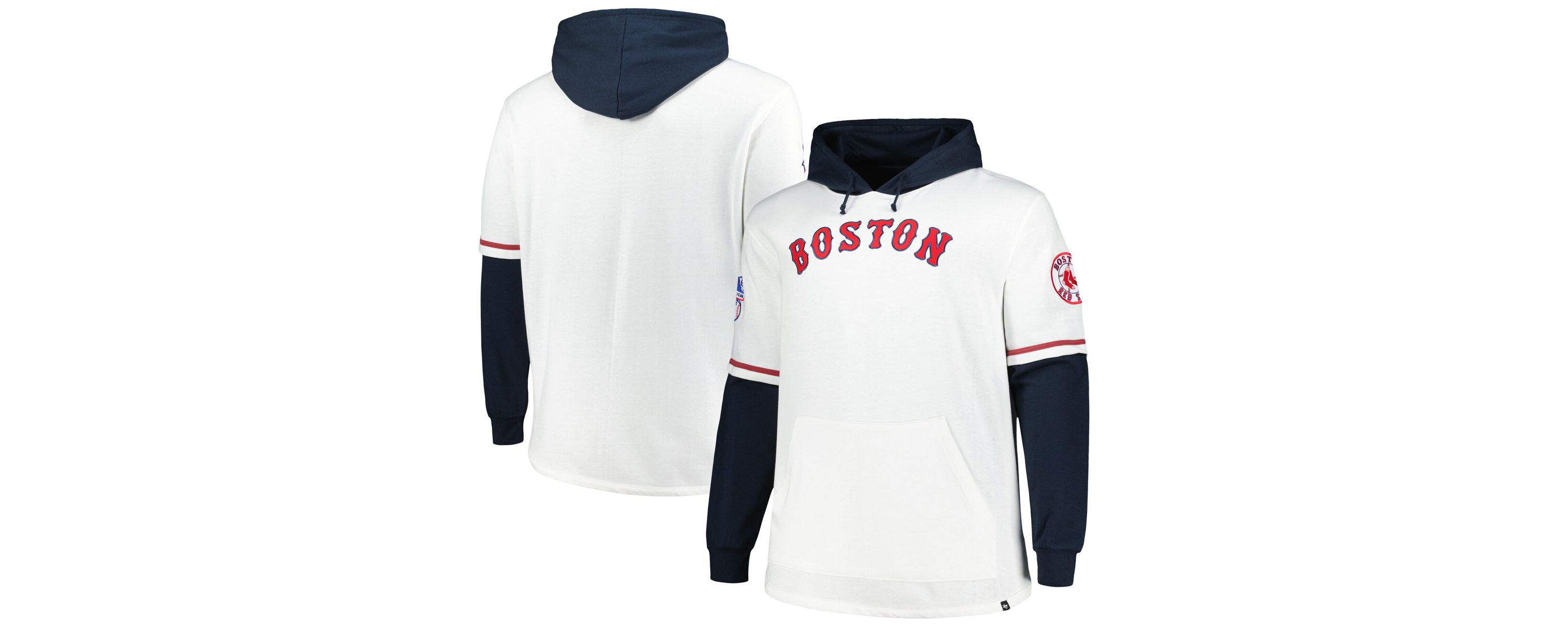 Boston Red Sox MLB Boston Sox Big & Tall Trifecta Shortstop Pullover Hoodie