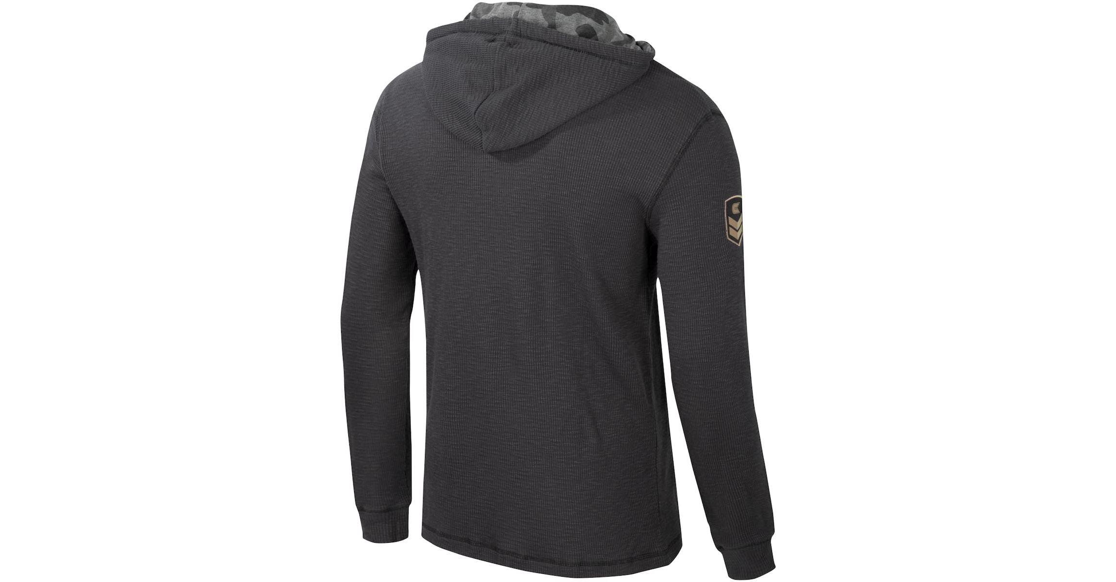 NCAA West Virginia Mountaineers OHT Military Appreciation Henley Pullover Hoodie