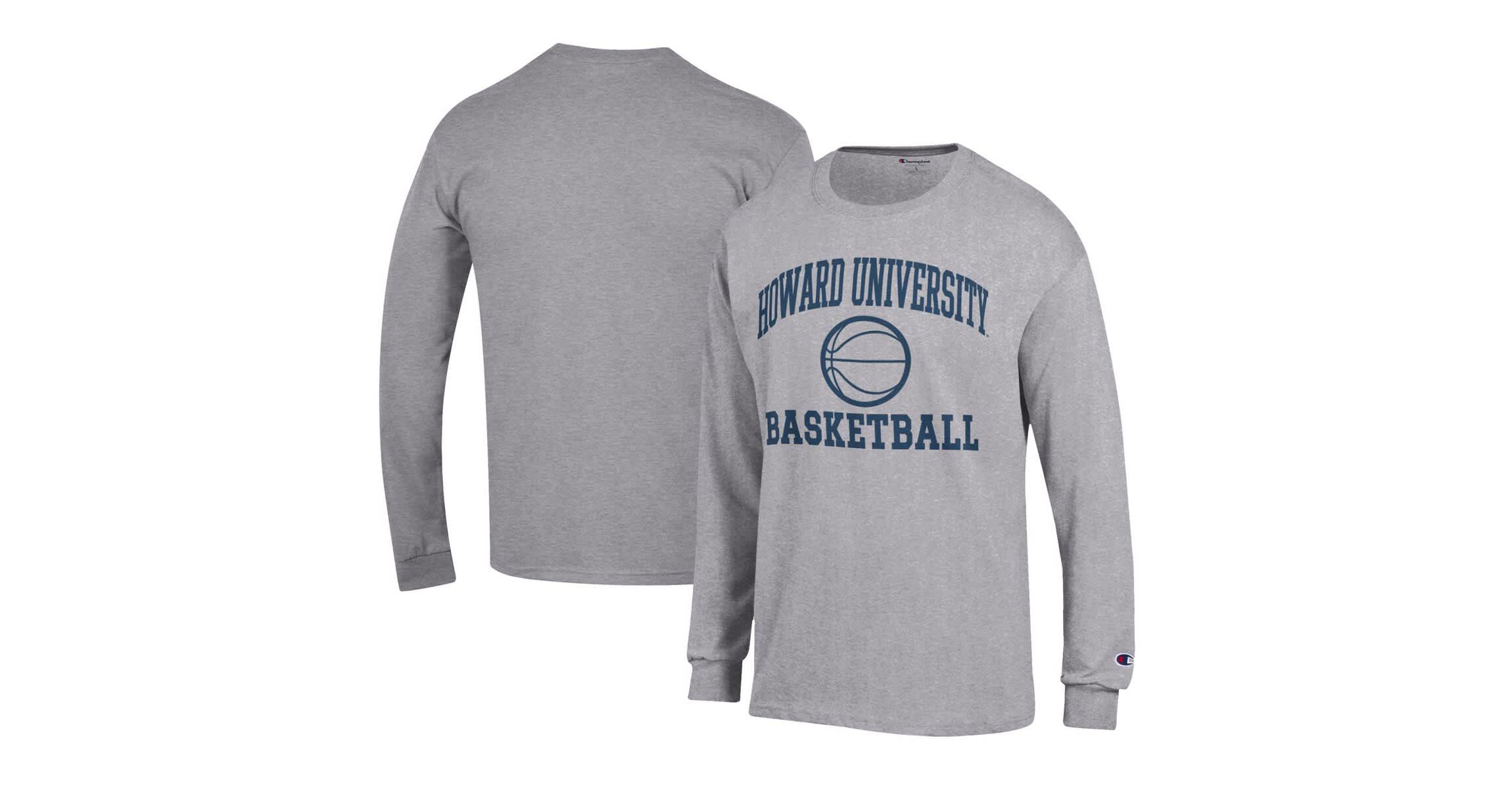 NCAA Howard Bison Icon Logo Basketball Jersey Long Sleeve T-Shirt
