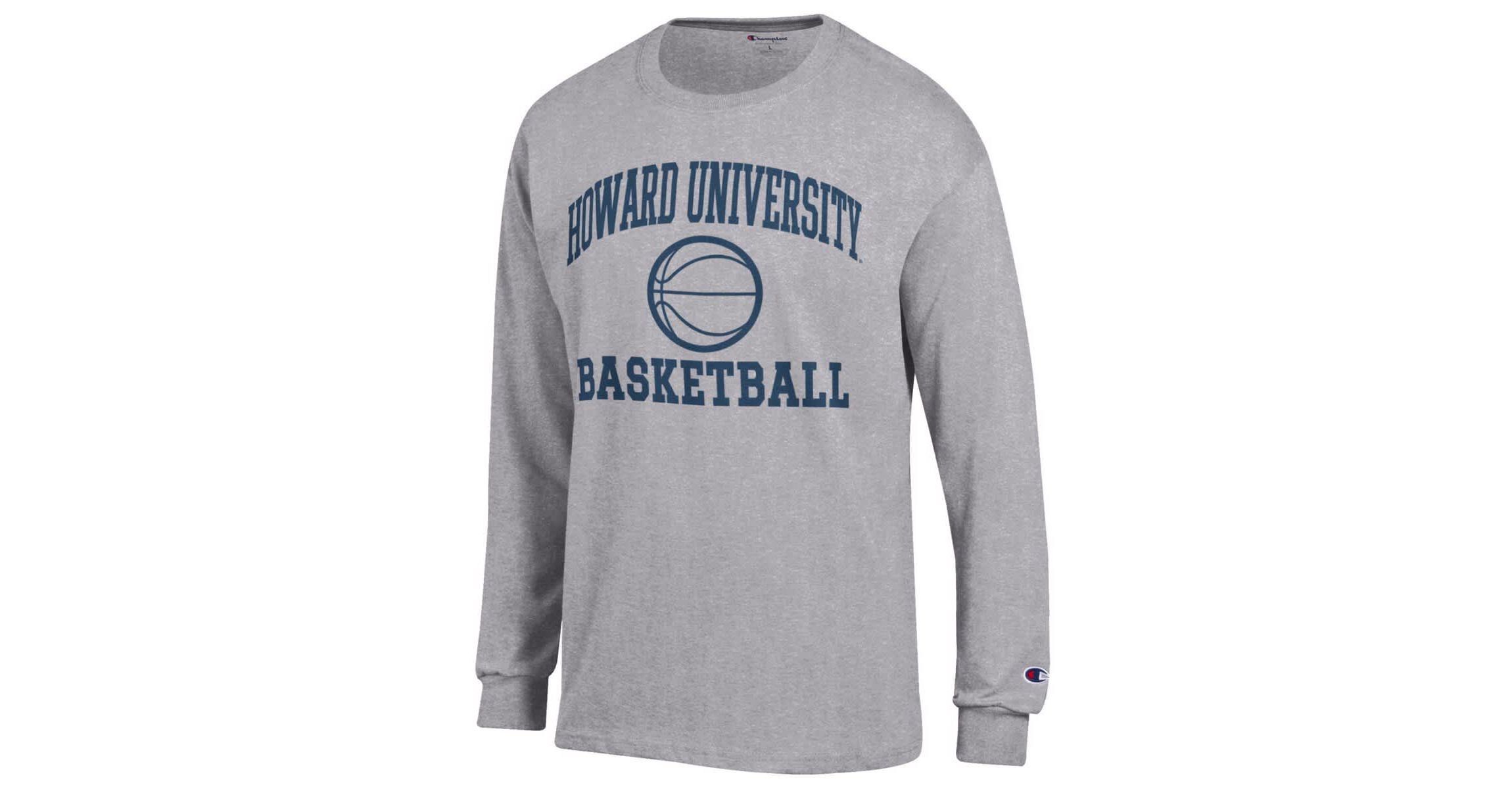 NCAA Howard Bison Icon Logo Basketball Jersey Long Sleeve T-Shirt
