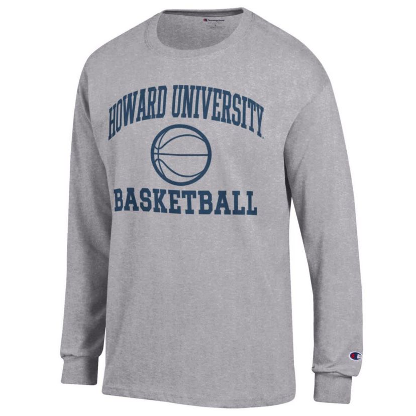 NCAA Howard Bison Icon Logo Basketball Jersey Long Sleeve T-Shirt
