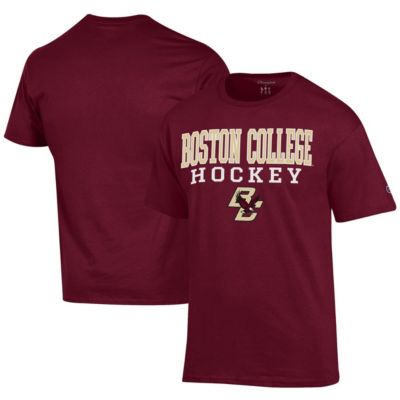 Champion Mens Boston College Eagles NCAA Boston NCAA Eagles Icon Logo Hockey Jersey TShirt