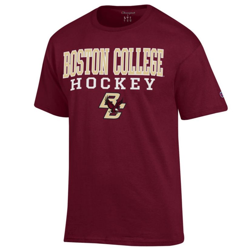 Boston College Eagles NCAA Boston NCAA Eagles Icon Logo Hockey Jersey T-Shirt