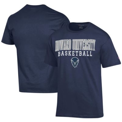 Champion Men's NCAA Howard Bison Icon Logo Basketball Jersey T-Shirt, Navy Blue, 3XL