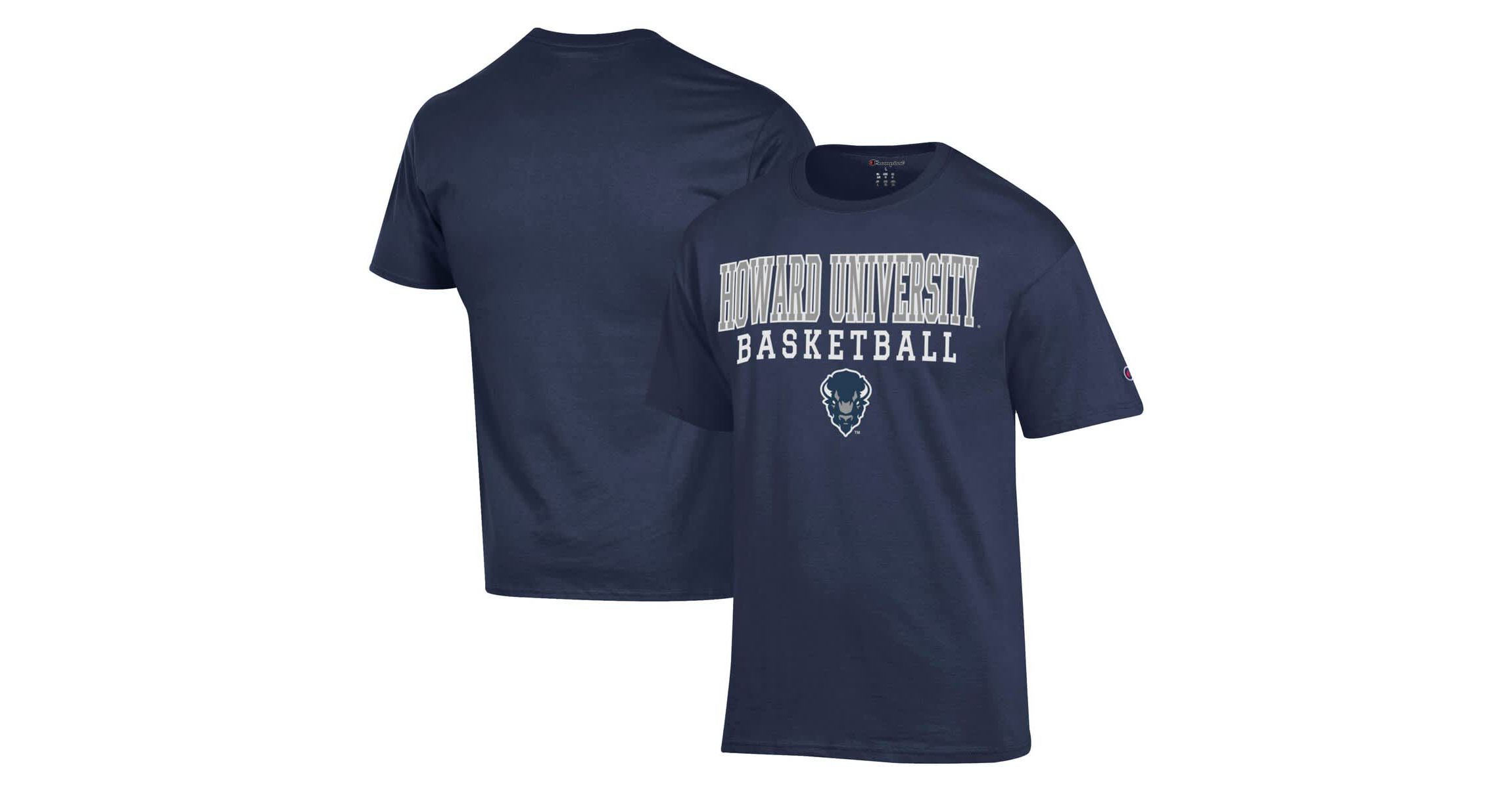 NCAA Howard Bison Icon Logo Basketball Jersey T-Shirt