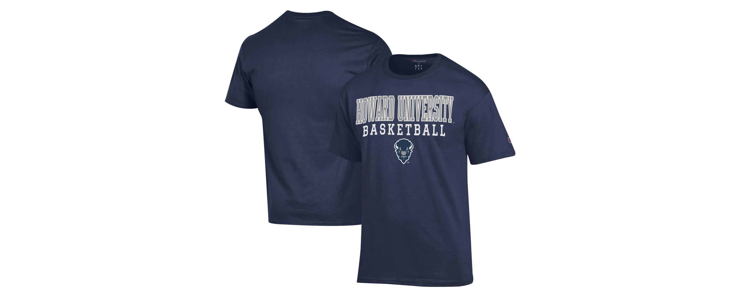 NCAA Howard Bison Icon Logo Basketball Jersey T-Shirt