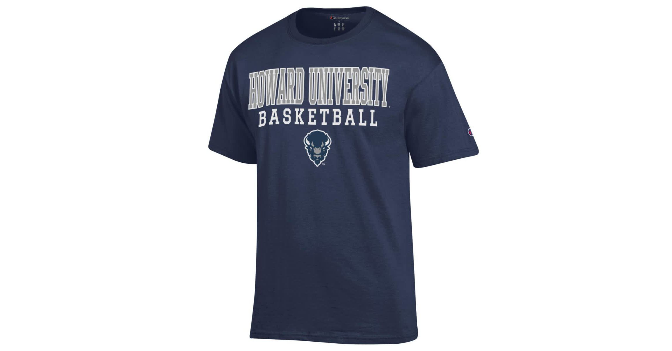 NCAA Howard Bison Icon Logo Basketball Jersey T-Shirt