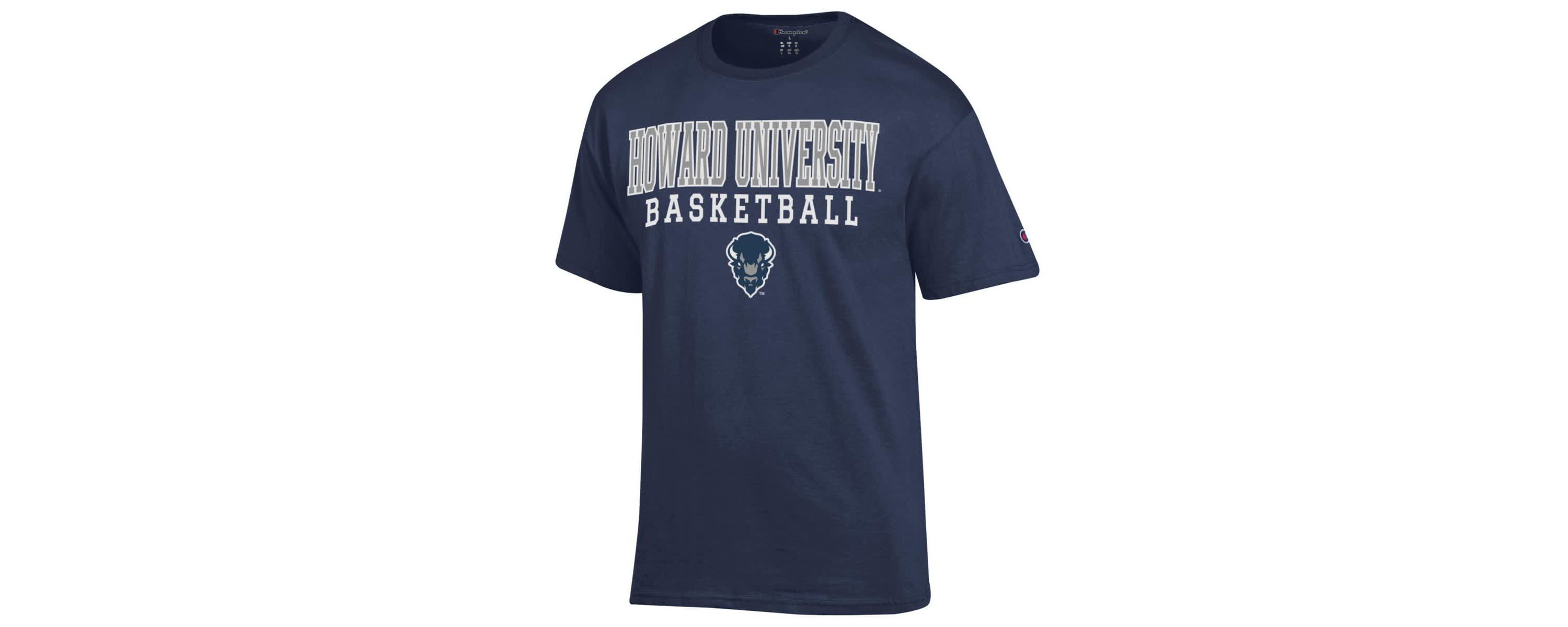 NCAA Howard Bison Icon Logo Basketball Jersey T-Shirt