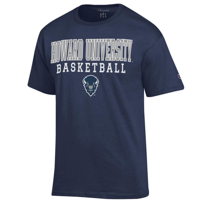 NCAA Howard Bison Icon Logo Basketball Jersey T-Shirt
