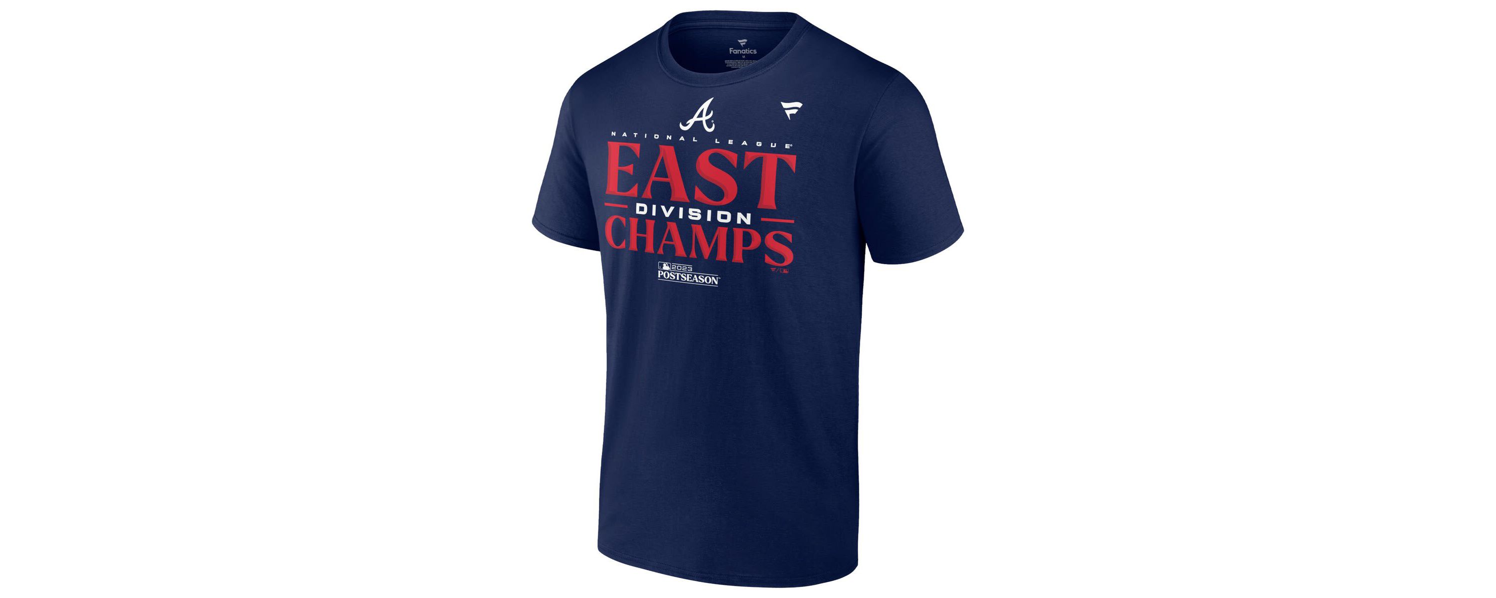 MLB Fanatics Atlanta Braves 2023 NL East Division s Locker Room Big & Tall T-Shirt