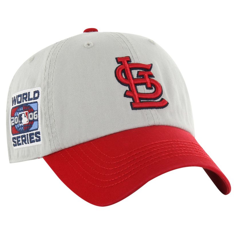 MLB Gray/Red St. Louis Cardinals Sure Shot Classic Franchise Fitted Hat