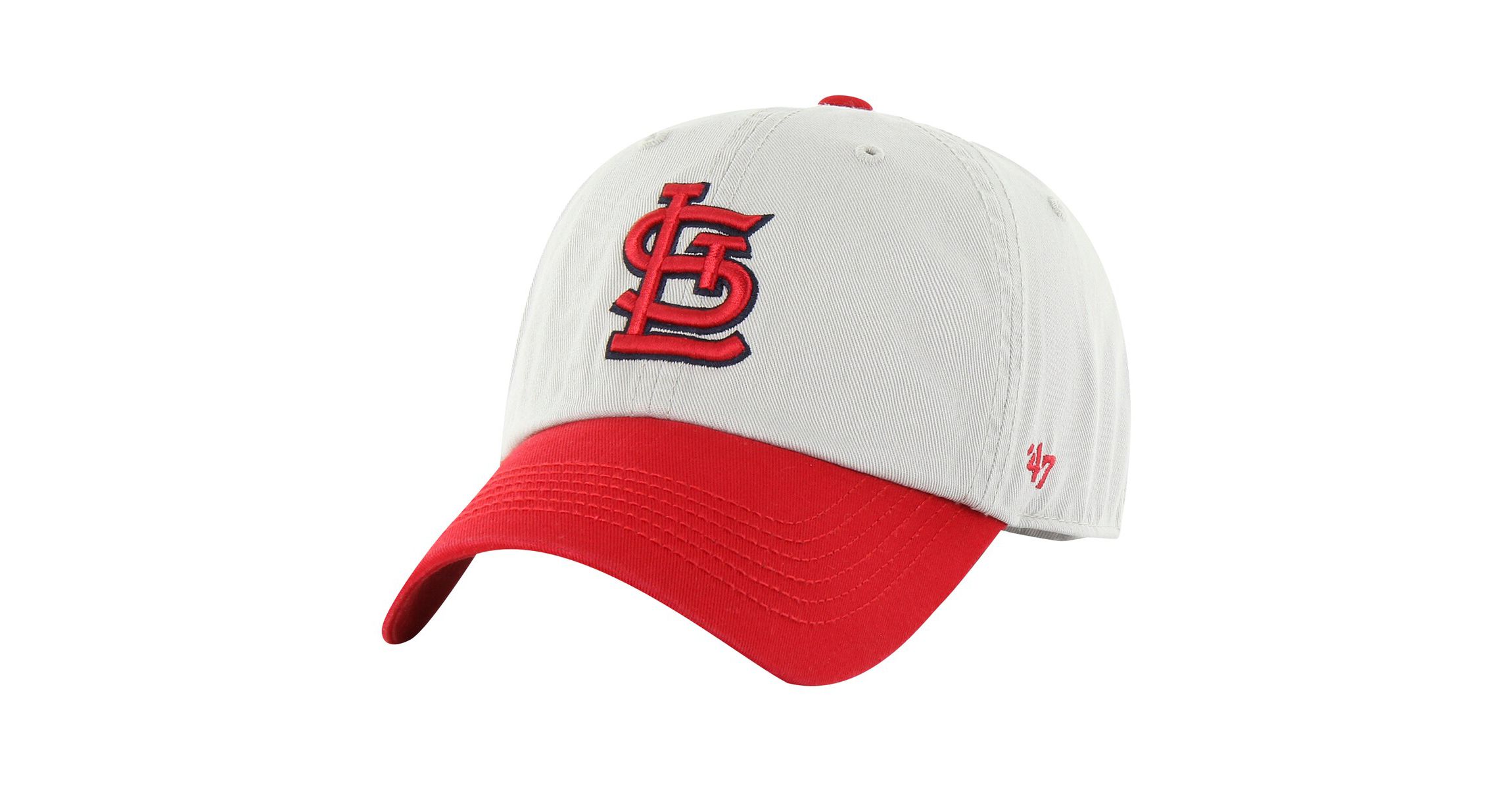 MLB Gray/Red St. Louis Cardinals Sure Shot Classic Franchise Fitted Hat