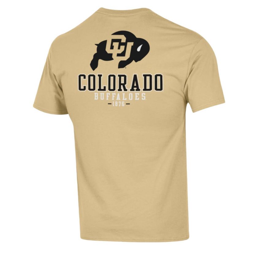NCAA Colorado Buffaloes Team Stack 2-Hit T-Shirt