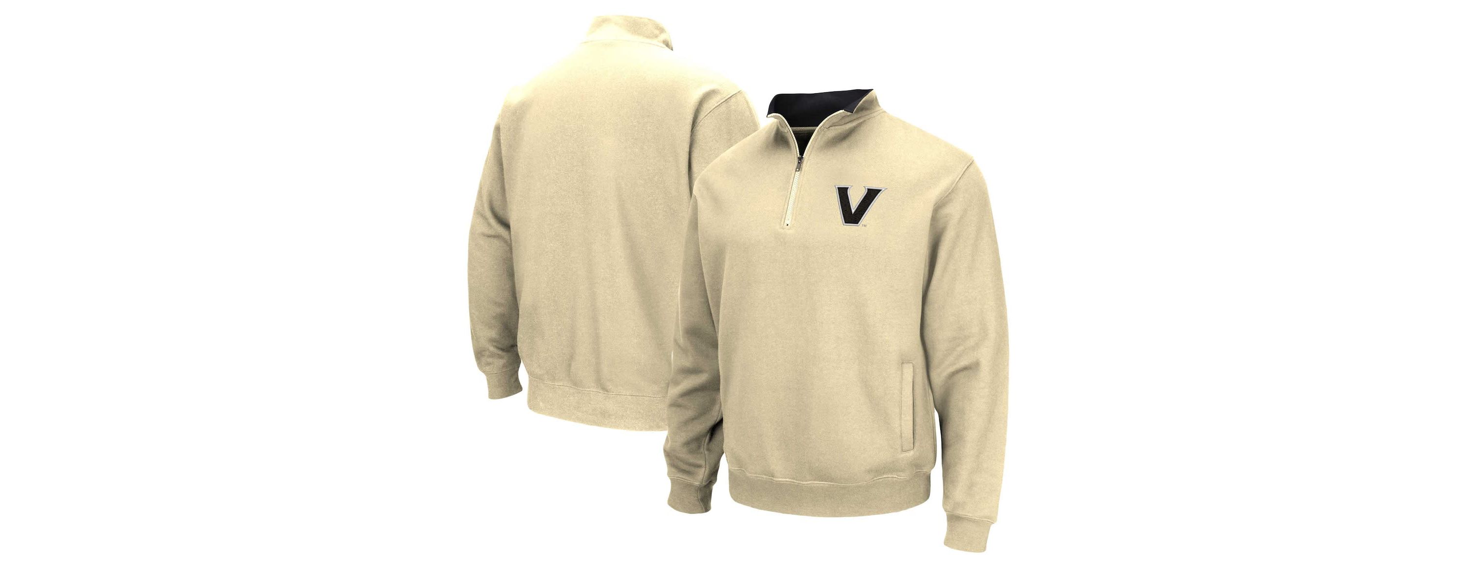 NCAA Vegas Vanderbilt Commodores Tortugas Quarter-Zip Jacket