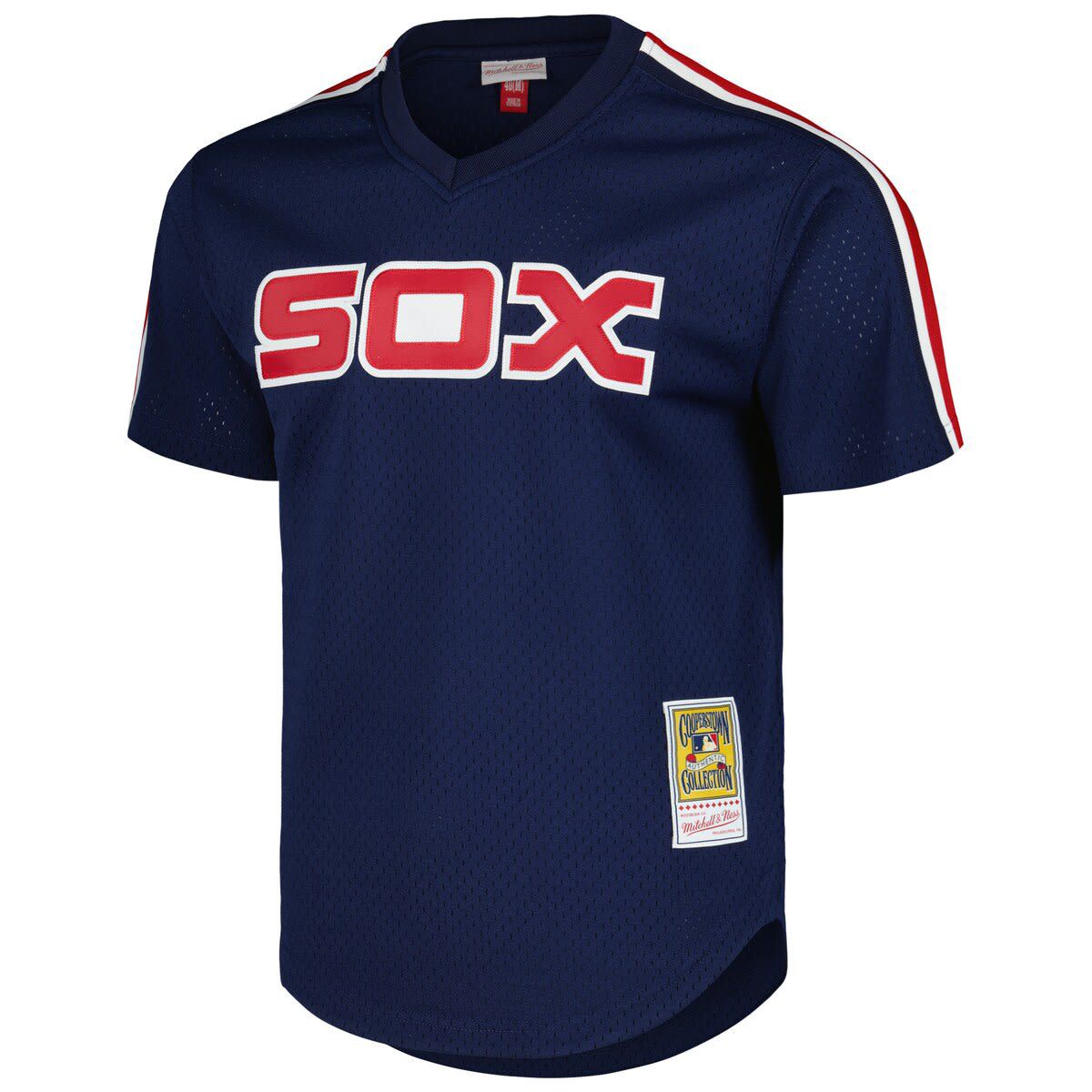 Chicago White Sox MLB Carlton Fisk Chicago Sox 1983 Cooperstown Collection Mesh Batting Practice Jersey