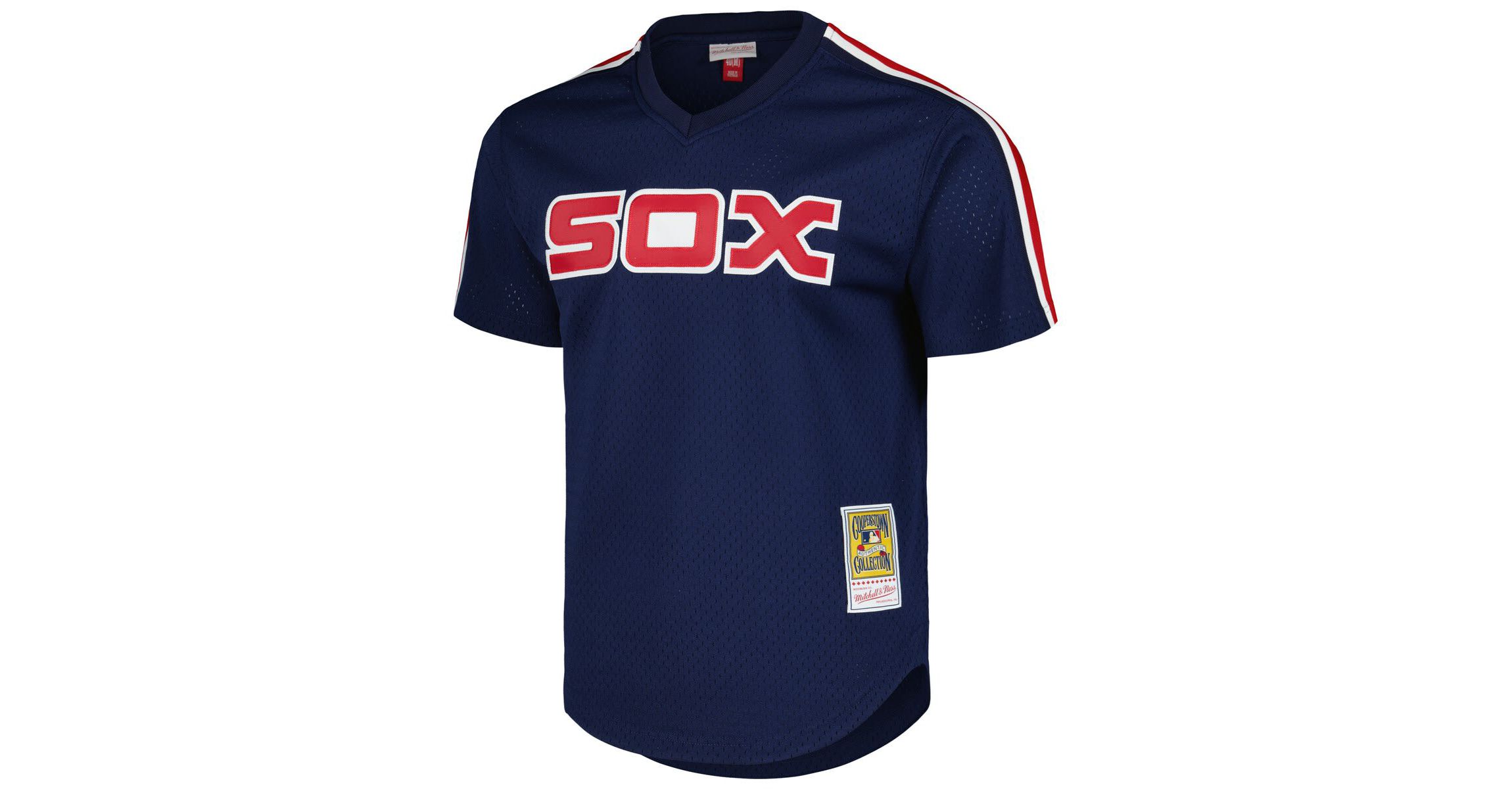 Chicago White Sox MLB Carlton Fisk Chicago Sox 1983 Cooperstown Collection Mesh Batting Practice Jersey