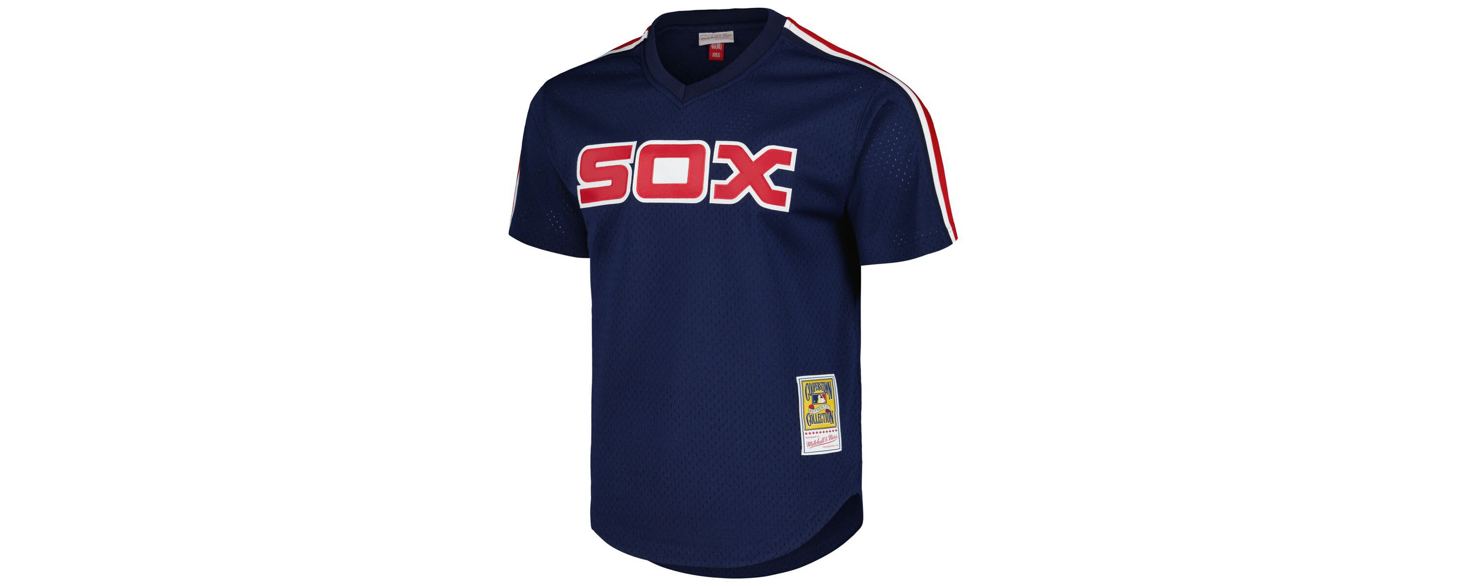 Chicago White Sox MLB Carlton Fisk Chicago Sox 1983 Cooperstown Collection Mesh Batting Practice Jersey
