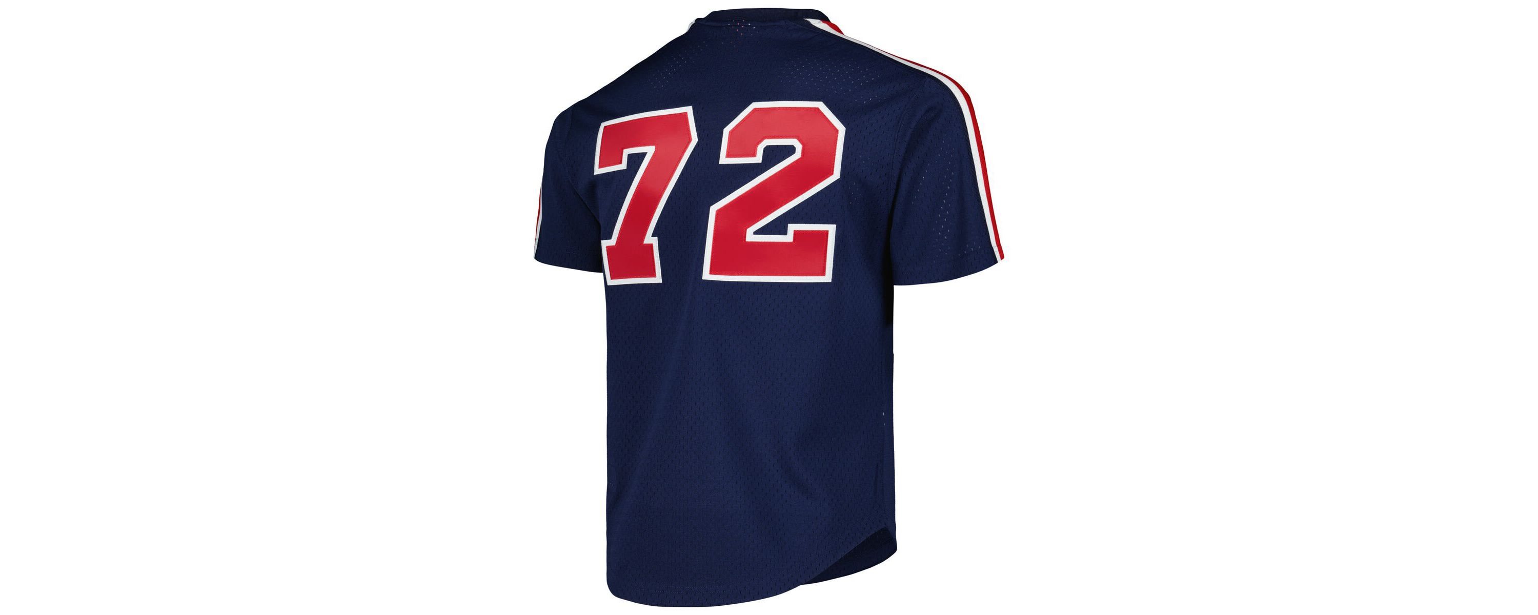 Chicago White Sox MLB Carlton Fisk Chicago Sox 1983 Cooperstown Collection Mesh Batting Practice Jersey