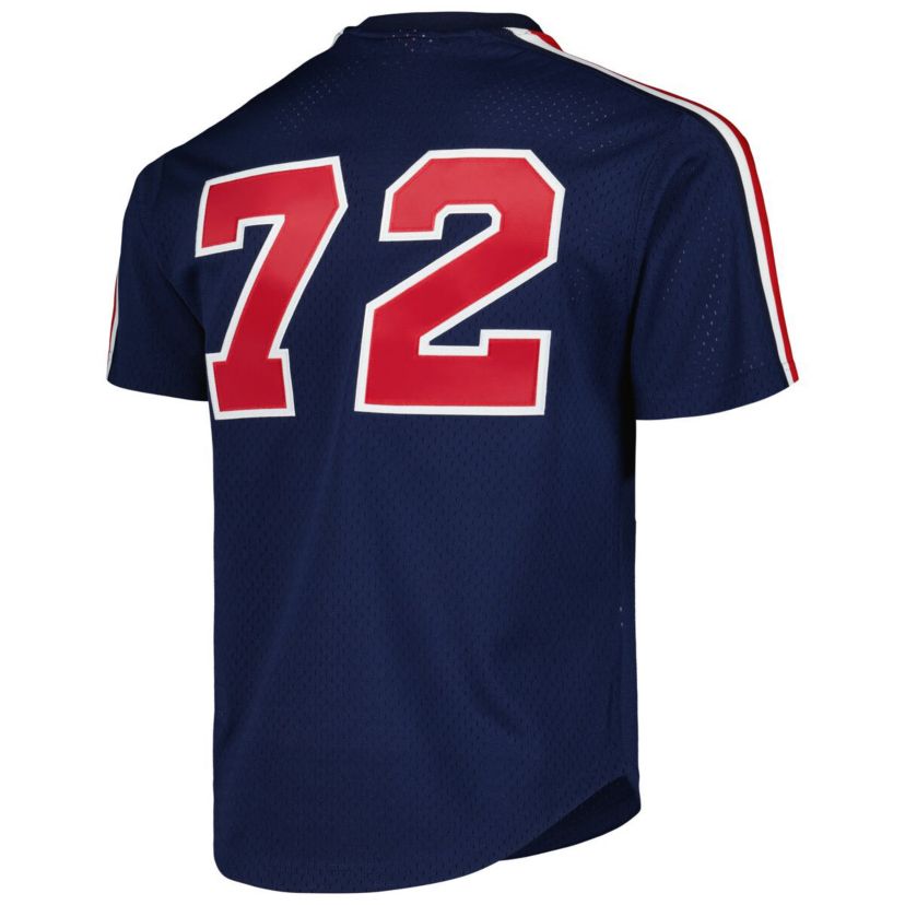 Chicago White Sox MLB Carlton Fisk Chicago Sox 1983 Cooperstown Collection Mesh Batting Practice Jersey