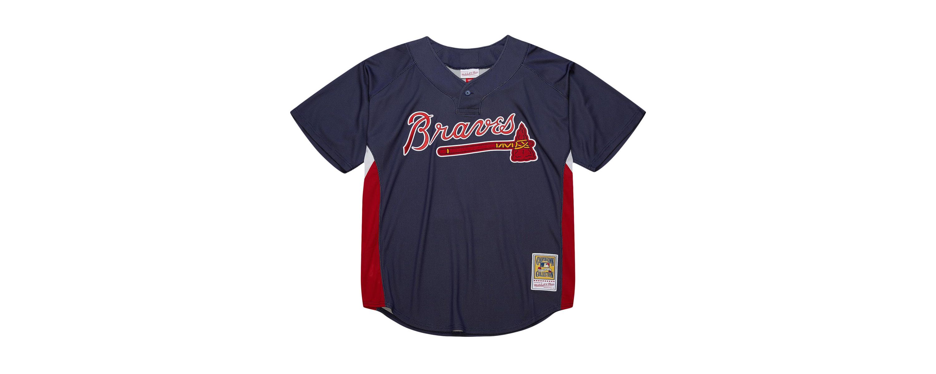 MLB Chipper Jones Atlanta Braves Cooperstown Collection 2007 Batting Practice Jersey