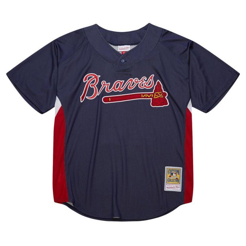 MLB Chipper Jones Atlanta Braves Cooperstown Collection 2007 Batting Practice Jersey