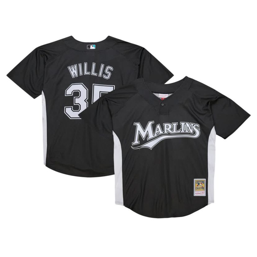 Cooperstown Teams Dontrelle Willis Florida Marlins Cooperstown Collection 2007 Batting Practice Jersey