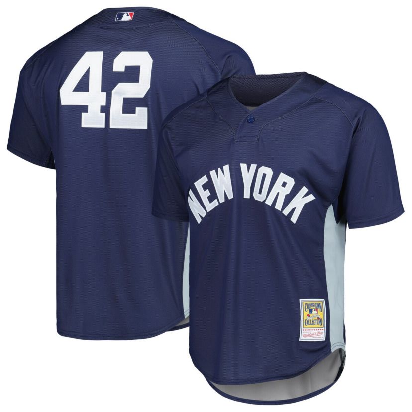 MLB Mariano Rivera New York Yankees Cooperstown Collection 2009 Batting Practice Jersey